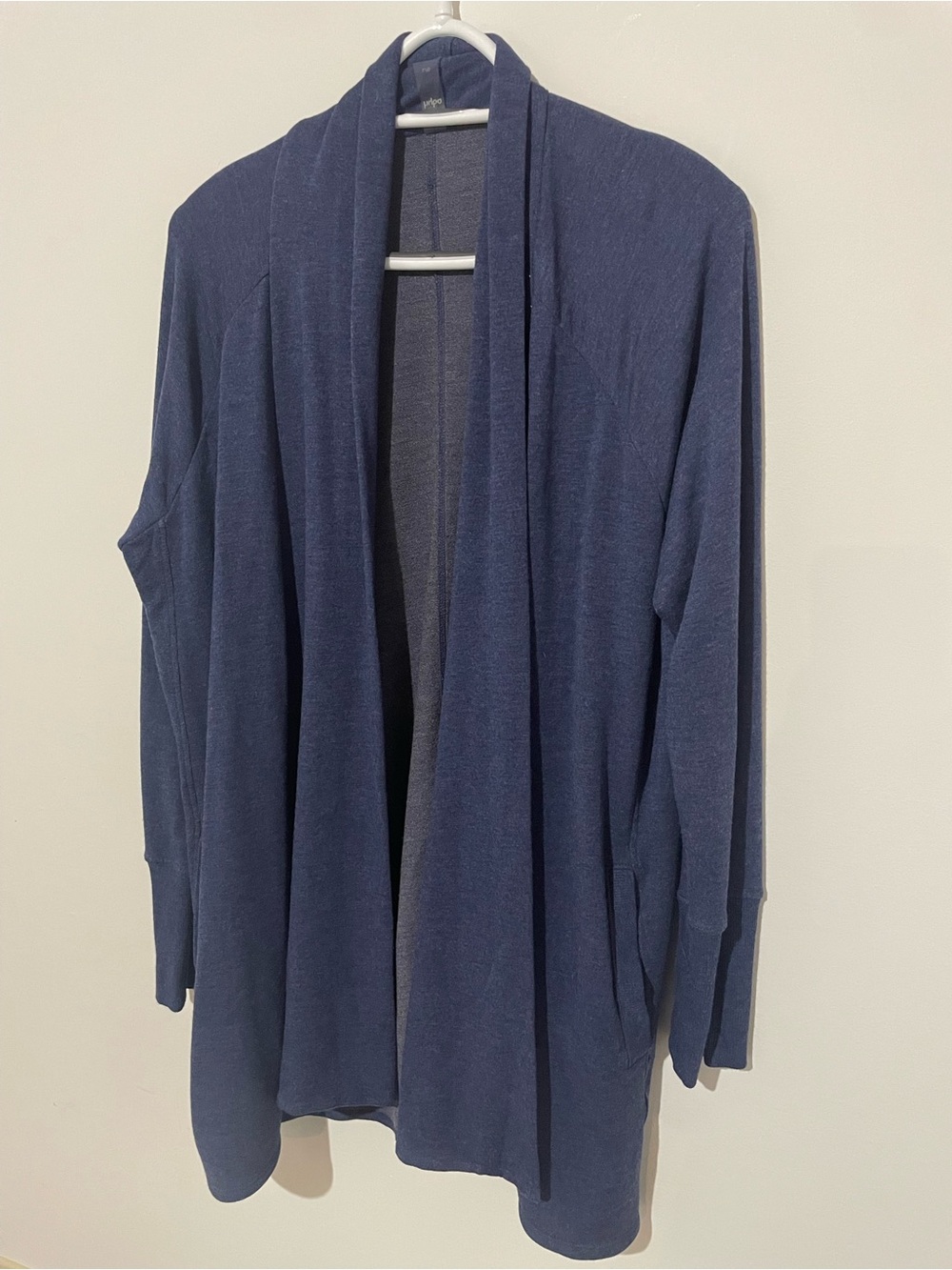 Open-Front Navy Women’s Cardigan Sweater